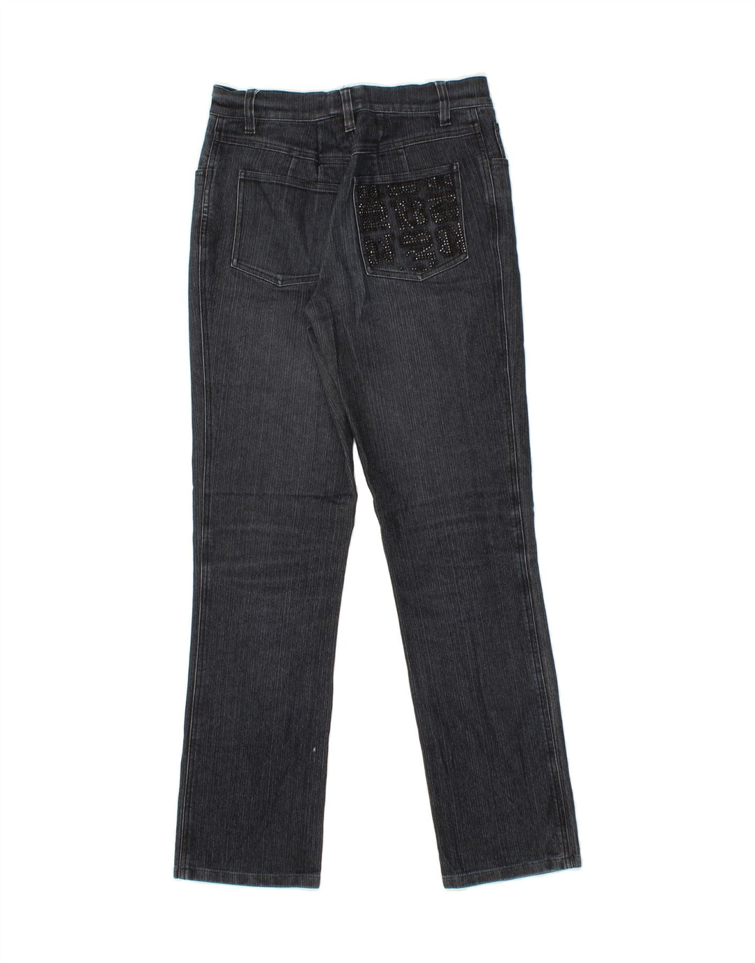 ROCCOBAROCCO Womens Straight Jeans W29 L30 Navy Blue Cotton Vintage Roccobarocco and Second-Hand Roccobarocco from Messina Hembry 