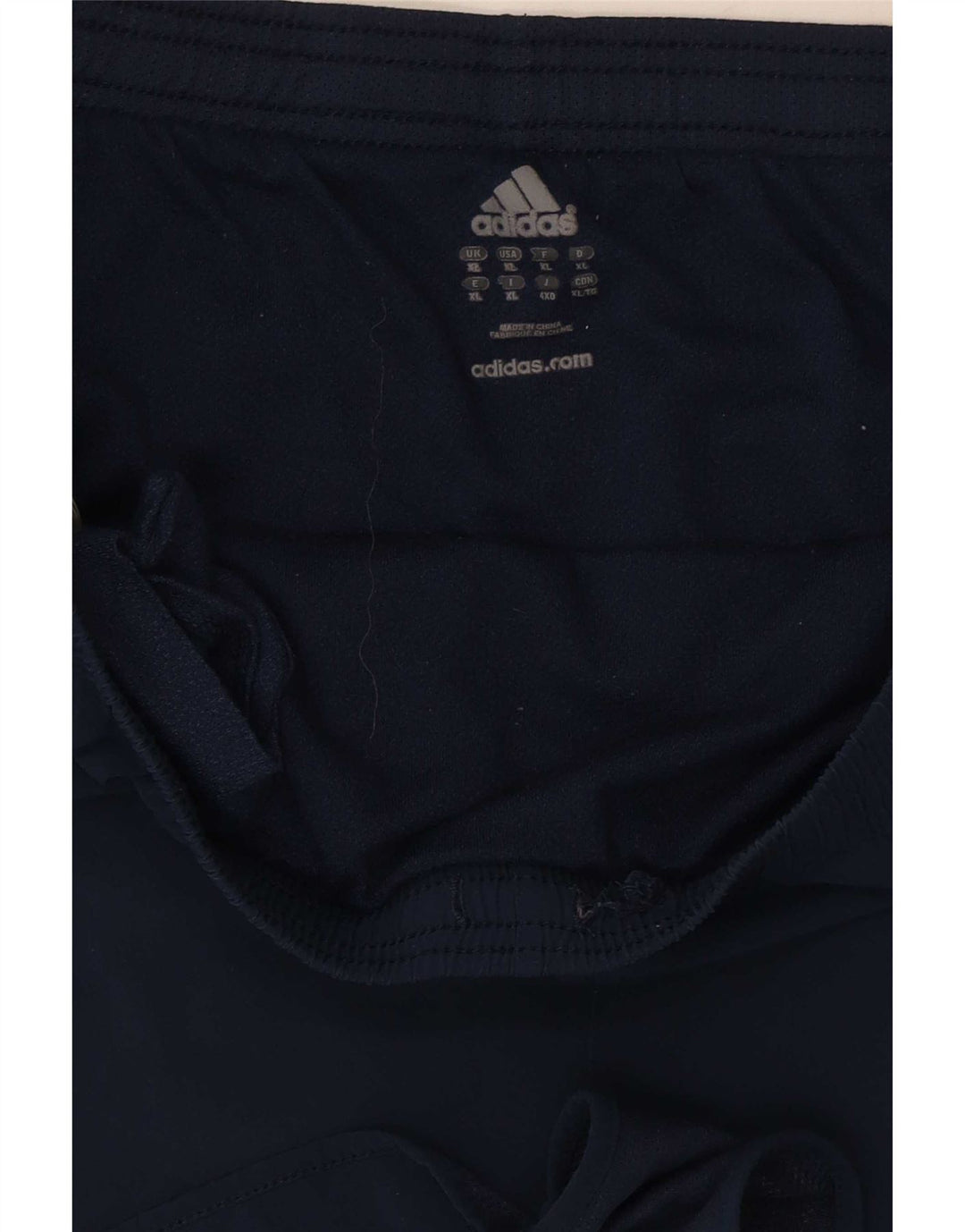 Pantaloncini sportivi Adidas Climacool da uomo XL in poliestere blu navy
