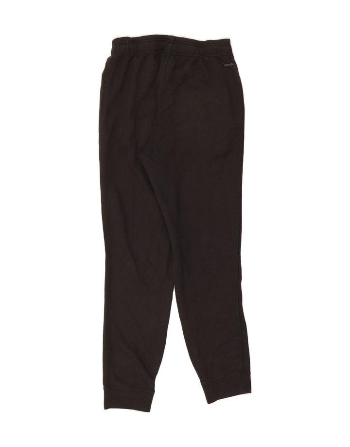 ADIDAS Mens Climalite Graphic Tracksuit Trousers Joggers Small  Black Vintage Adidas and Second-Hand Adidas from Messina Hembry 
