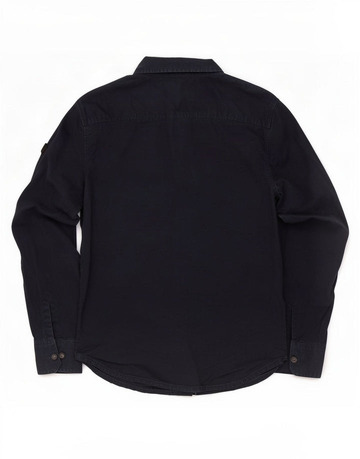 Camicia da uomo Superdry XL in cotone blu navy