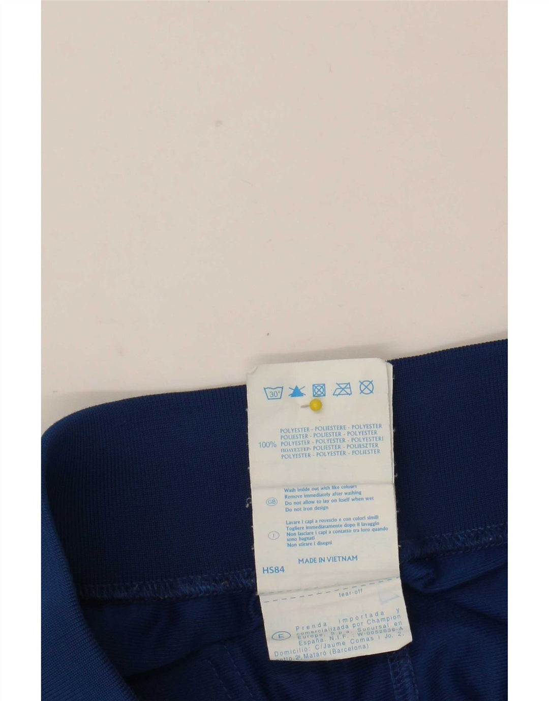 Pantaloni da tuta da donna Champion Joggers UK 10 Small Poliestere blu navy