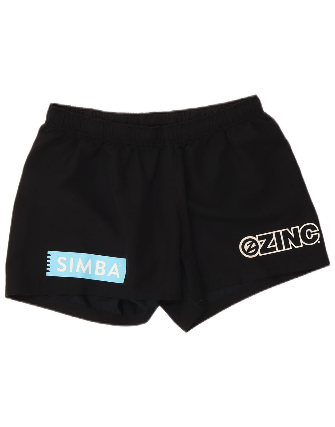 Pantaloncini sportivi grafici Nike da donna UK 16 grandi poliestere nero