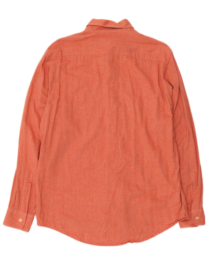Camicia Trussardi Uomo Cotone Arancio Medio