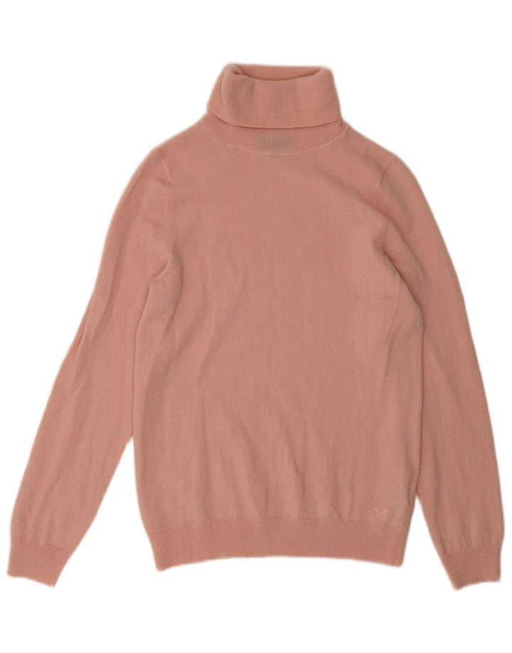 Crew Clothing Maglione maglione da donna con collo alto UK 12 Rosa medio