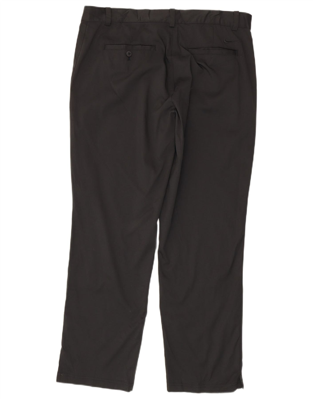 Pantaloni chino dritti Nike Dri Fit da uomo W35 L30 poliestere nero