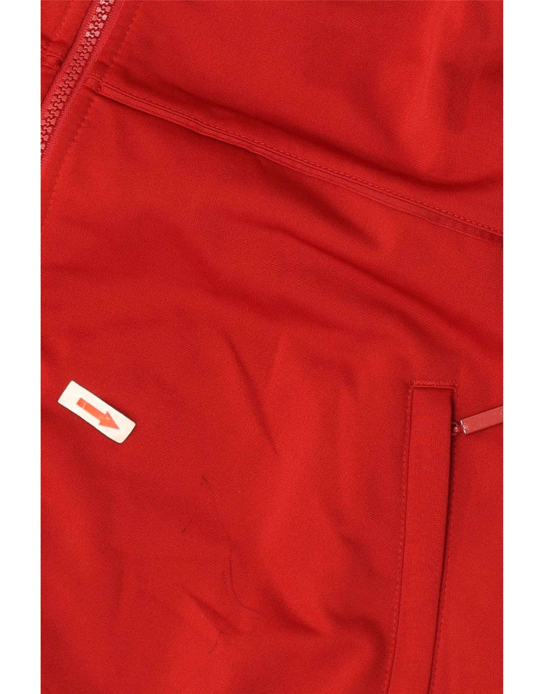Giacca da tuta da uomo Adidas UK 40/42 poliestere rosso medio