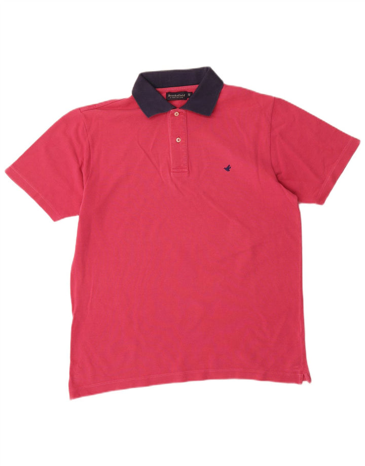 Polo da rugby da uomo Brooksfield IT 48 Small Rosa