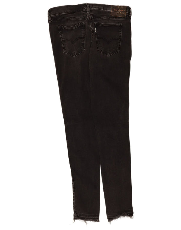 Jeans Levi's da donna linea 8 skinny W31 L30 cotone nero