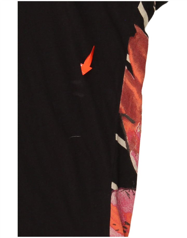 T-shirt da donna DESIGUAL Top UK 14 medio nero floreale