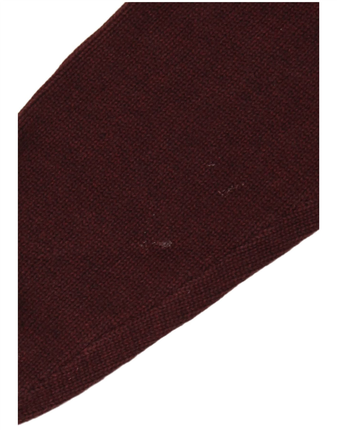 Maglione da uomo Marks & Spencer con collo a scialle in cotone bordeaux medio