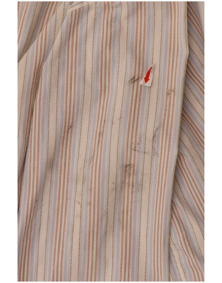 SERGIO TACCHINI Mens Milano Shirt XL Multicoloured Striped Cotton