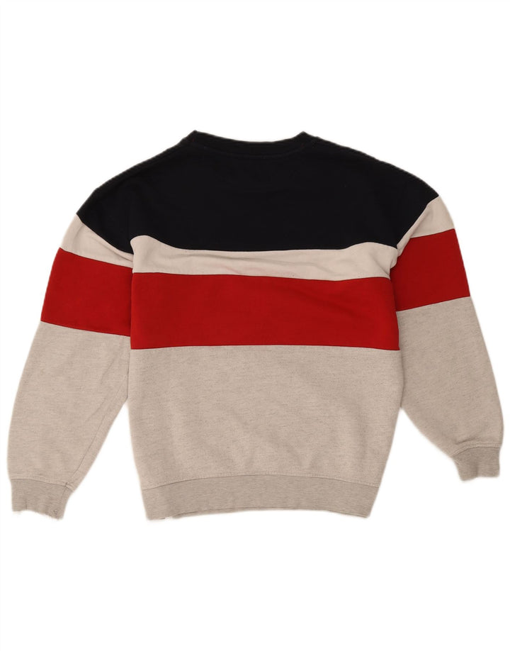 Zara Uomo Felpa Maglione Piccolo Multicolore Colourblock