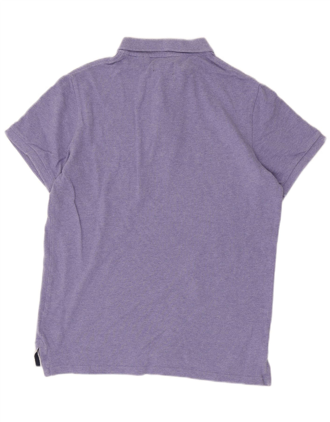 Polo da uomo Superdry grande in cotone viola