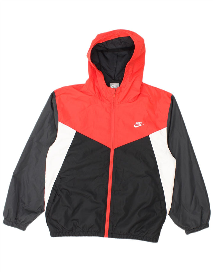 Giacca antipioggia con cappuccio Nike da ragazzo 12-13 anni Large multicolore Colourblock