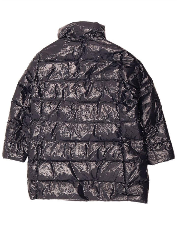 Cappotto imbottito da donna Dkny UK 18 XL nylon blu navy