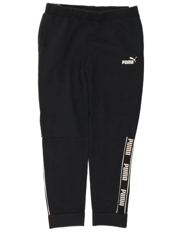 Pantaloni da tuta grafica da uomo Puma Joggers medio cotone nero