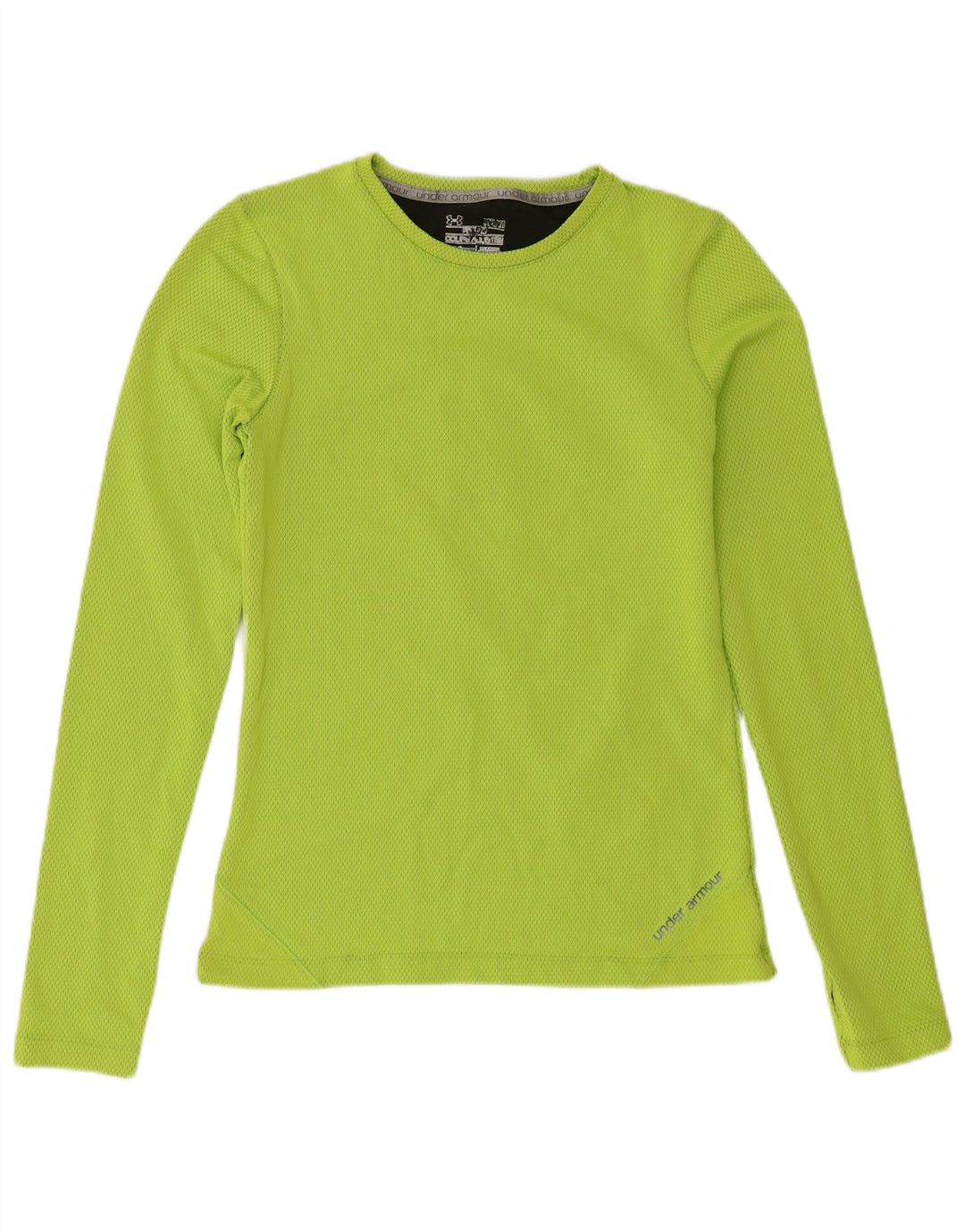 Maglia Under Armour da donna Cold Gear manica lunga UK 12 poliestere verde medio