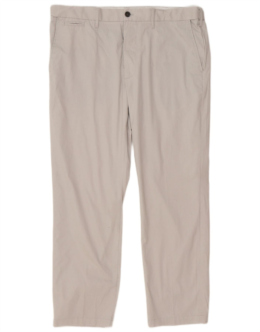 Pantaloni chino vestibilità regolare da uomo Marks & Spencer W38 L29 cotone grigio