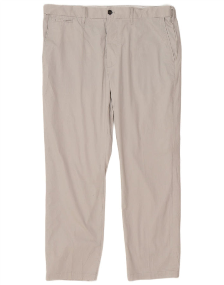 Pantaloni chino vestibilità regolare da uomo Marks & Spencer W38 L29 cotone grigio