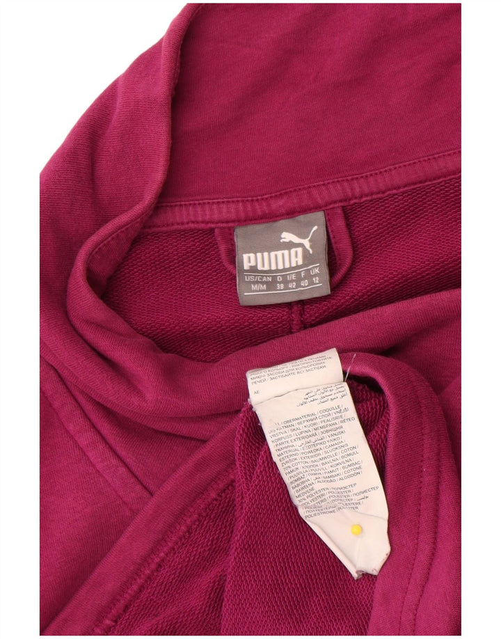 Giacca da tuta da donna Puma UK 12 cotone rosa medio