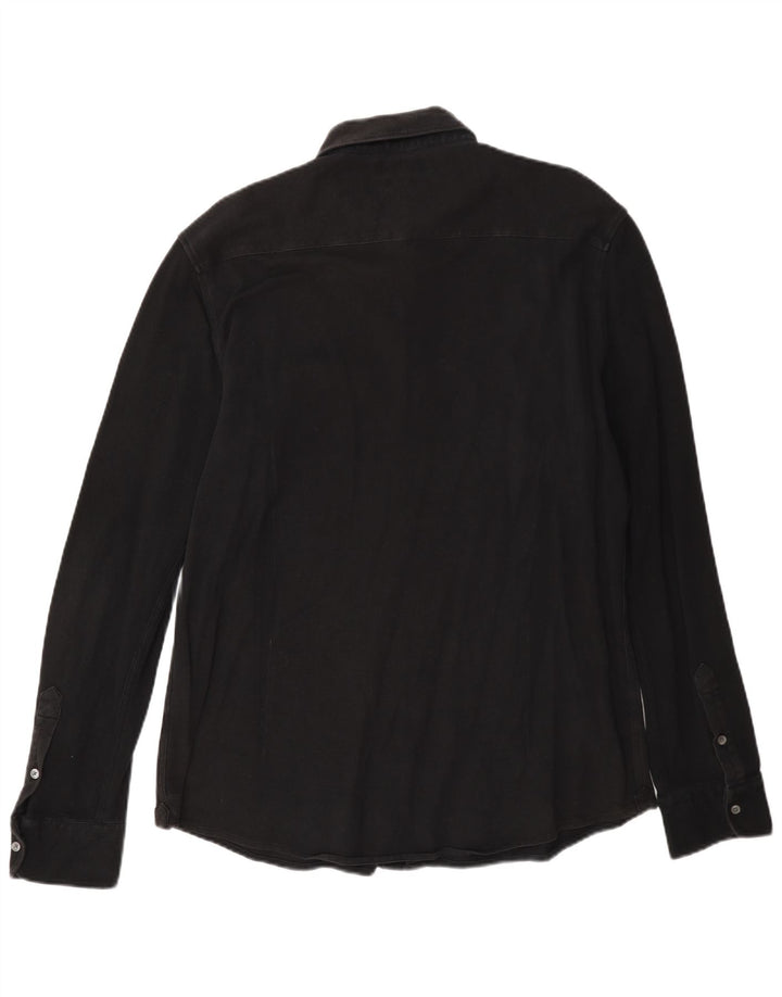 Camicia slim fit da uomo Massimo Dutti XL nera