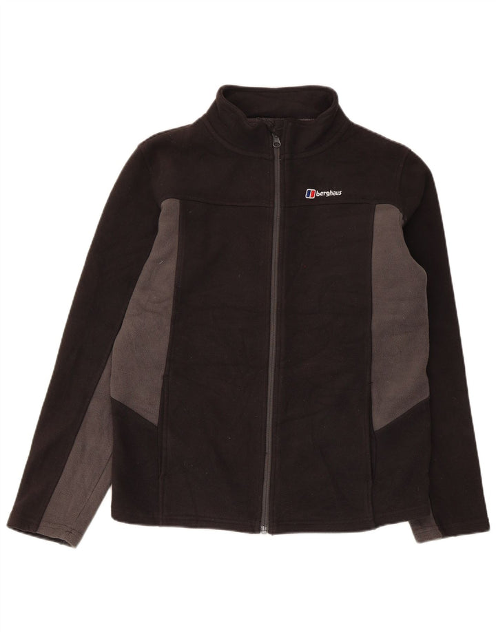 Giacca in pile da bambino Berghaus 12-13 anni Poliestere color block nero