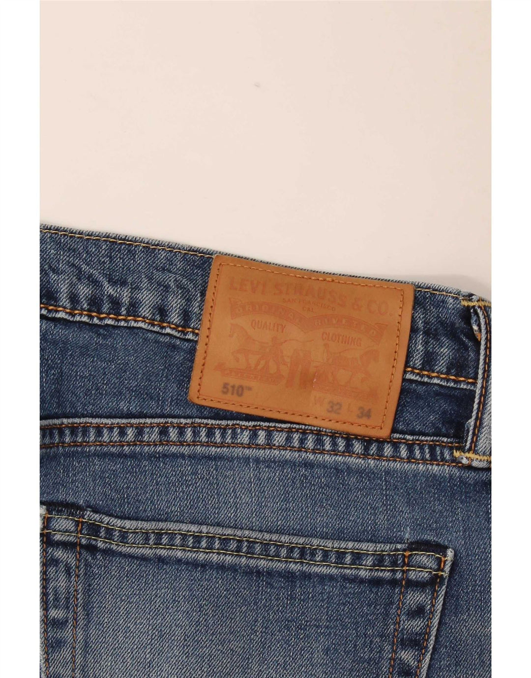 Jeans Levi's Uomo 510 Skinny W32 L34 Blu