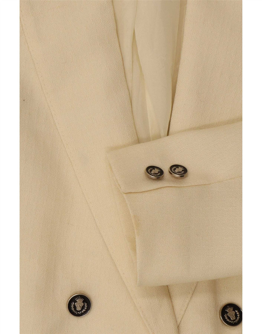 Giacca blazer doppiopetto da donna Cody IT 40 piccola bianco sporco