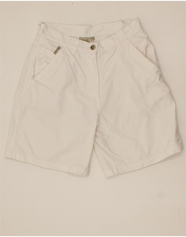 PYRAMID Womens Chino Shorts IT 44 Medium W28 White Cotton Vintage Pyramid and Second-Hand Pyramid from Messina Hembry 