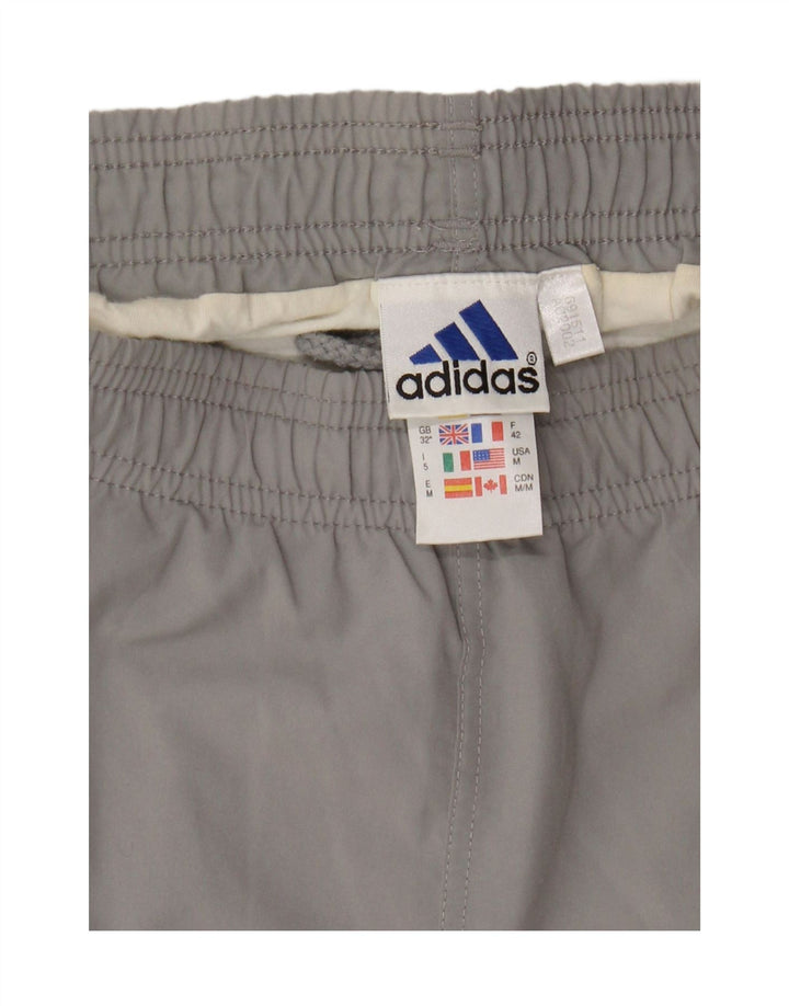 ADIDAS Mens Sport Shorts Medium  Grey Polyester Vintage Adidas and Second-Hand Adidas from Messina Hembry 