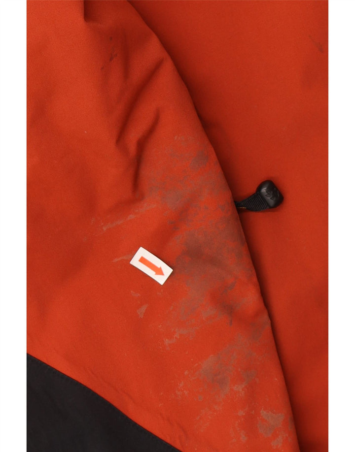 Giacca da sci da uomo Jack Wolfskin UK 40/42 XL arancione color block in poliammide
