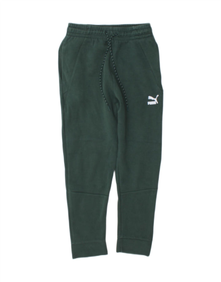 Pantaloni da tuta da uomo Puma Joggers piccoli in cotone verde