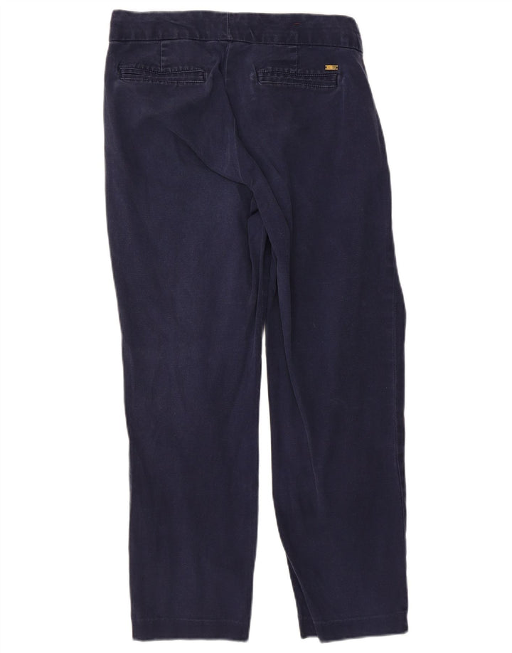 TOMMY HILFIGER Pantaloni chino da donna US 6 medi W32 L25 Blu navy