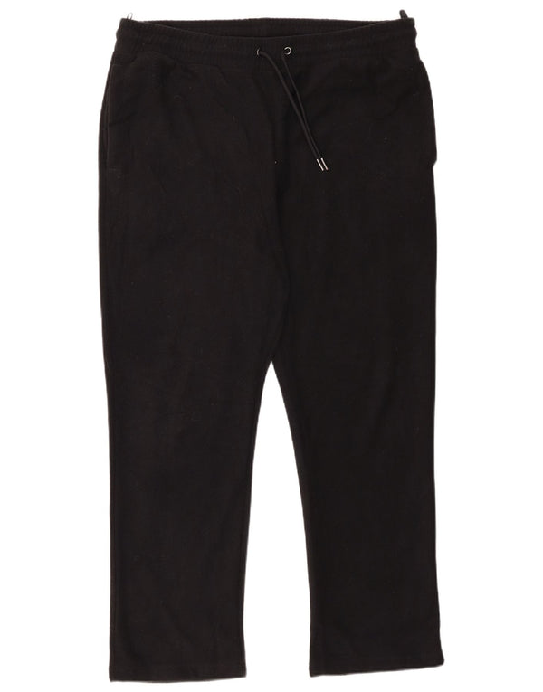Pantaloni da tuta in pile da uomo Marks & Spencer grandi in poliestere nero