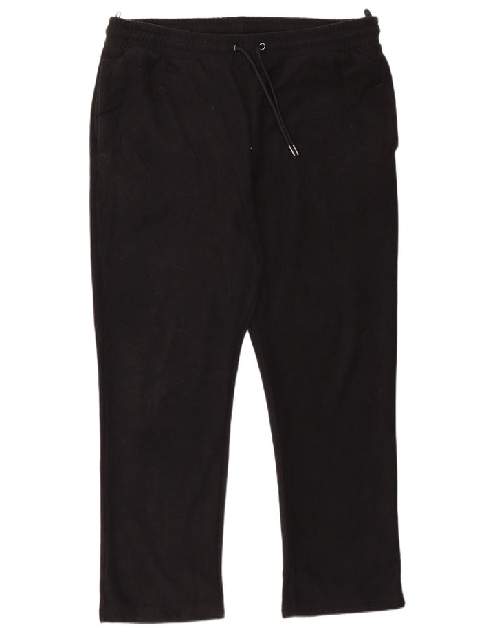 Pantaloni da tuta in pile da uomo Marks & Spencer grandi in poliestere nero