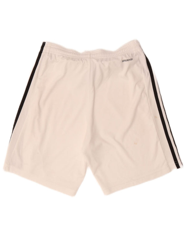 Pantaloncini sportivi Adidas Aeroready da uomo XS poliestere bianco
