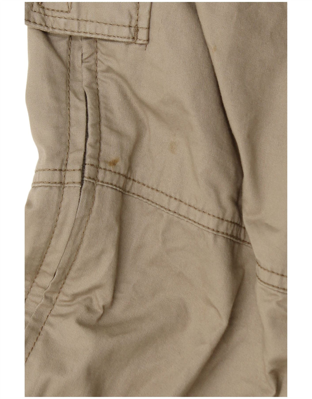 Pantaloni cargo dritti da uomo Eddie Bauer W33 L32 in cotone beige