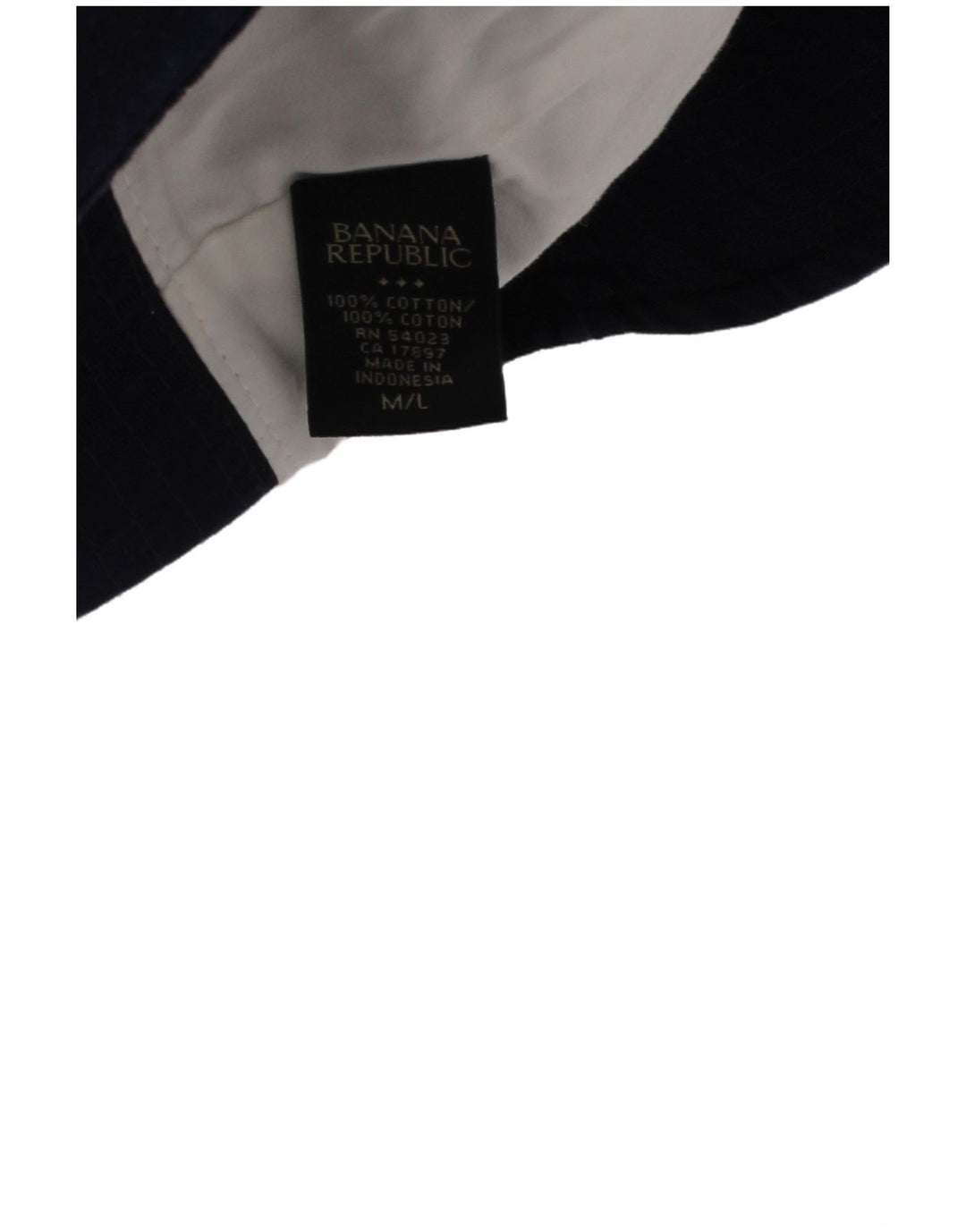Cappello da pescatore da uomo Banana Republic medio/grande in cotone blu navy