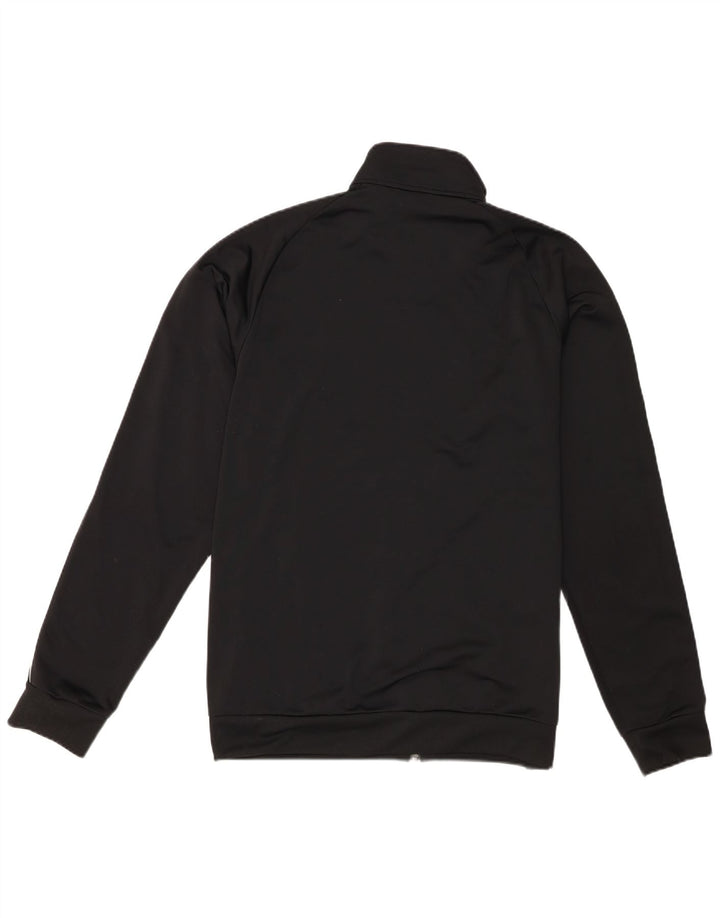 Giacca da ginnastica da uomo Adidas Large nera in poliestere