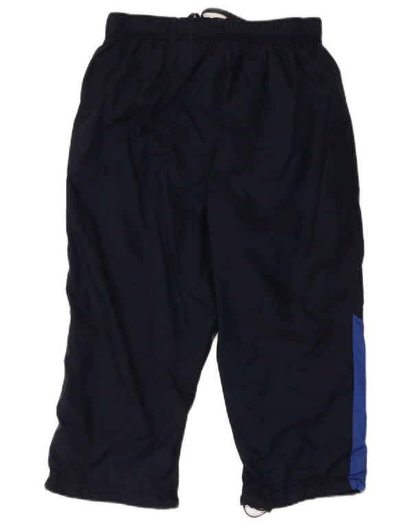 Pantaloni da tuta Nike Capri da uomo, grandi, in nylon color block blu navy
