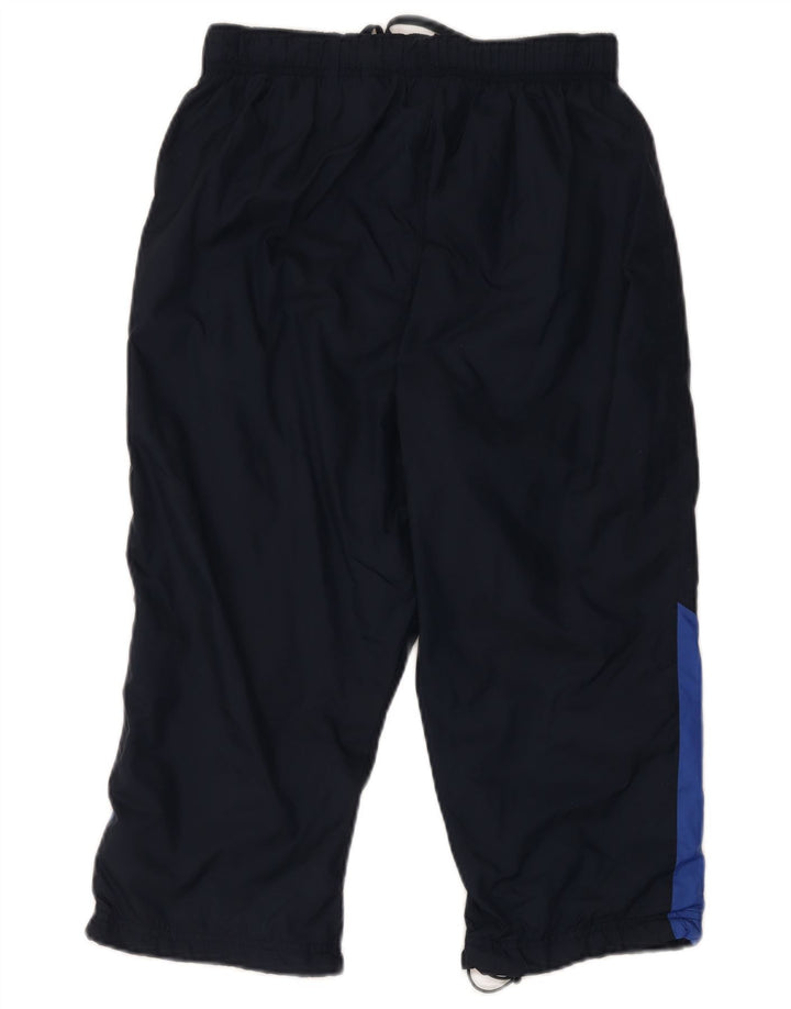 Pantaloni da tuta Nike Capri da uomo, grandi, in nylon color block blu navy