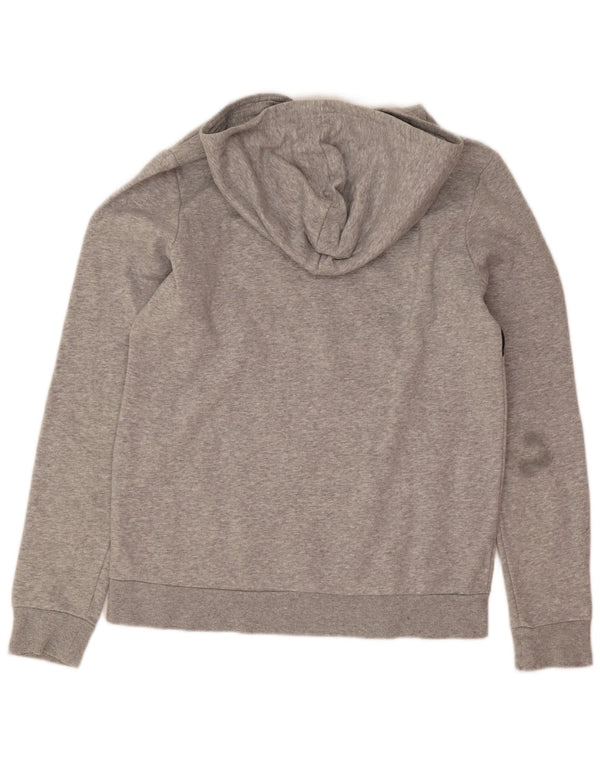 Felpa con cappuccio grafica Adidas da ragazzo 13-14 anni in cotone color block grigio