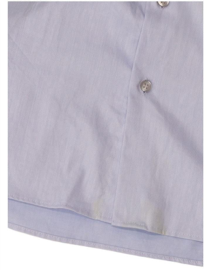 Camicia da uomo Calvin Klein taglia 42 grande cotone blu