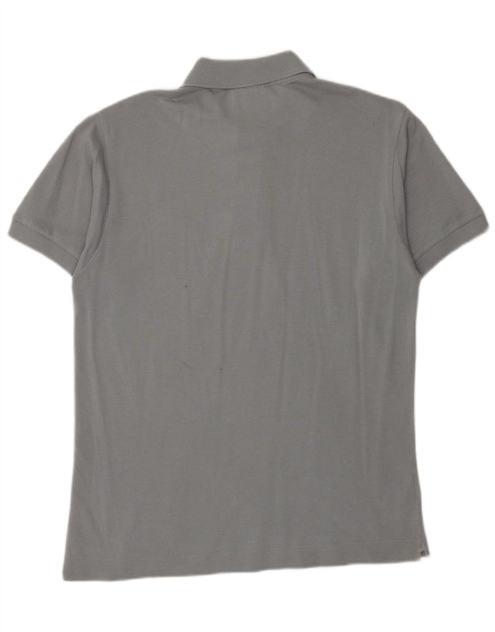 Polo da uomo Lacoste vestibilità classica taglia 3 piccola in cotone grigio