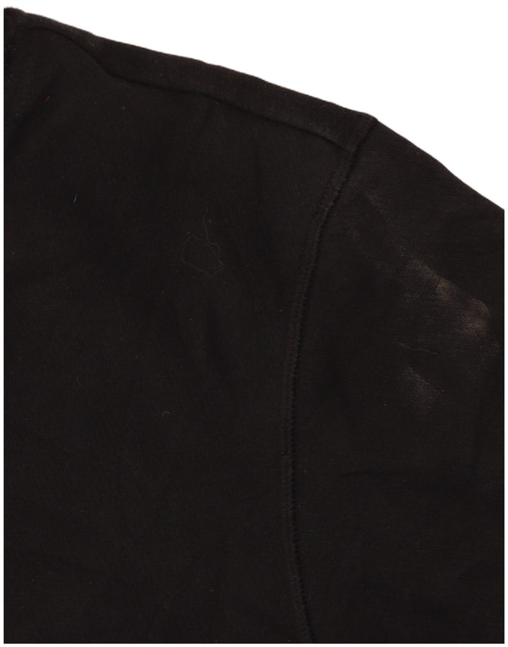 Felpa con cappuccio da uomo Adidas Small in cotone nero