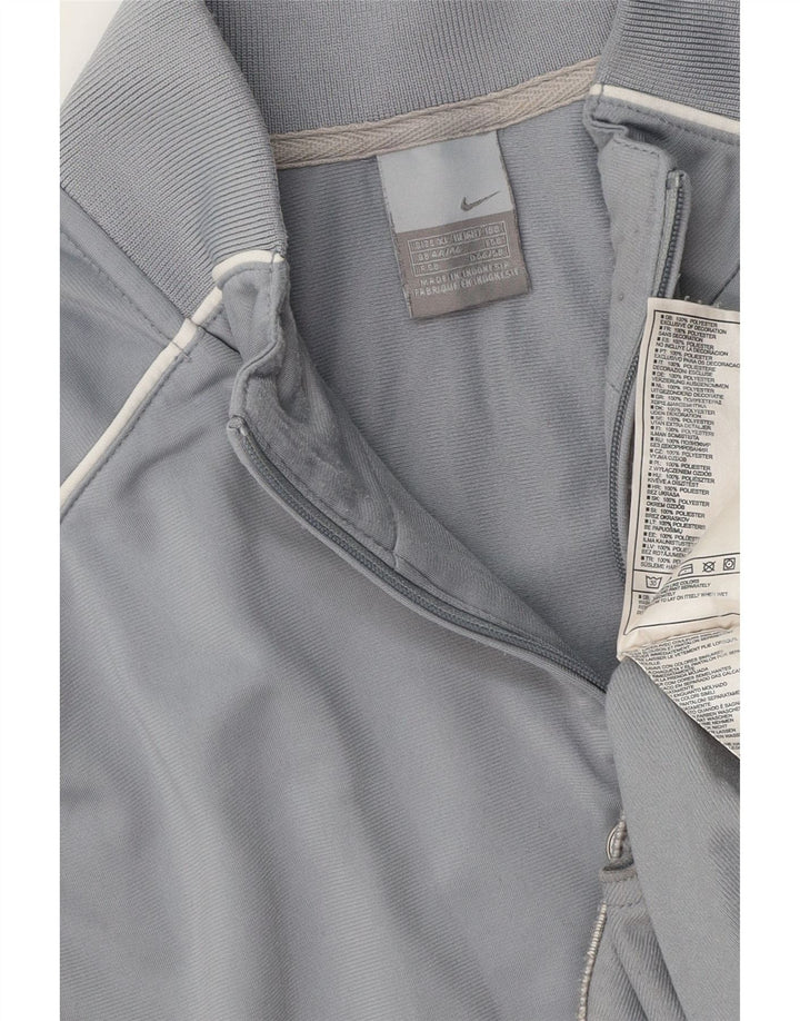 Giacca da tuta da uomo NIKE UK 44/46 XL poliestere blu