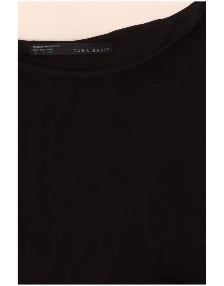 Abito basic senza maniche da donna Zara UK 8 piccolo a righe nere