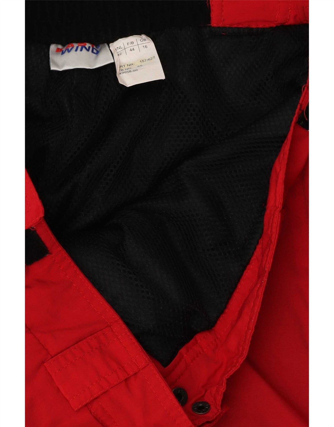 Pantaloni da sci da donna AST UK 16 Large Rosso Poliestere