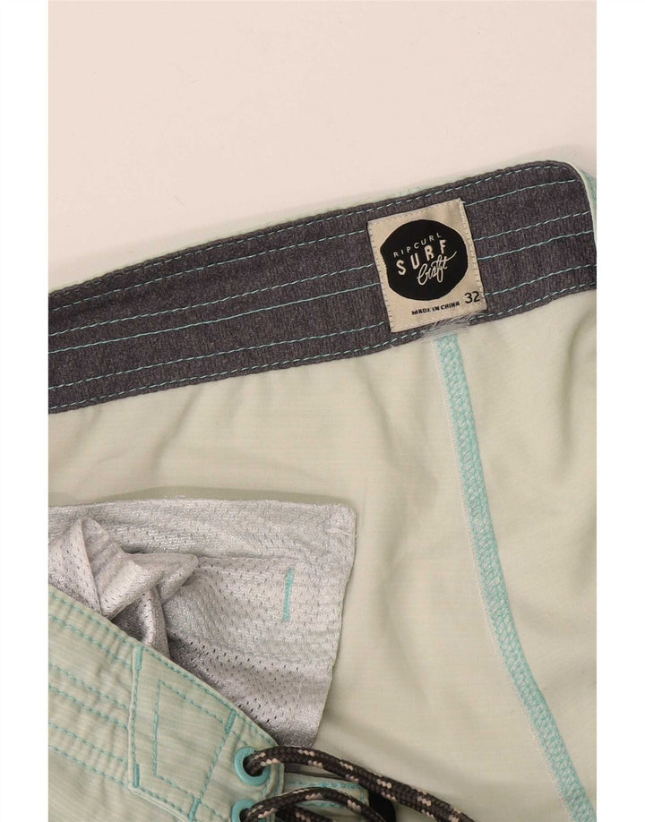 Pantaloncini da bagno da uomo Rip Curl verde medio color block