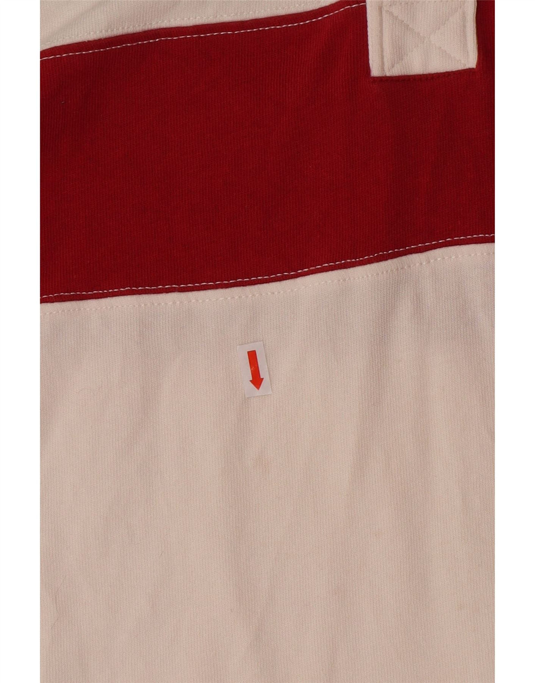 Polo da rugby da uomo a maniche lunghe Fat Face, grande, color bianco sporco